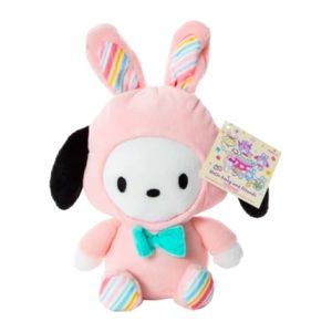 Pochaco Pastel Pink Bunny 11” Plush NWT